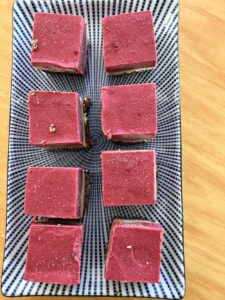 Crunchy Raspberry Raw Slice